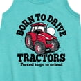 thumbnail image 2 of Instant Message - Born To Drive Tractors School - Toddler & Youth Girls A-line Dress, 2 of 5