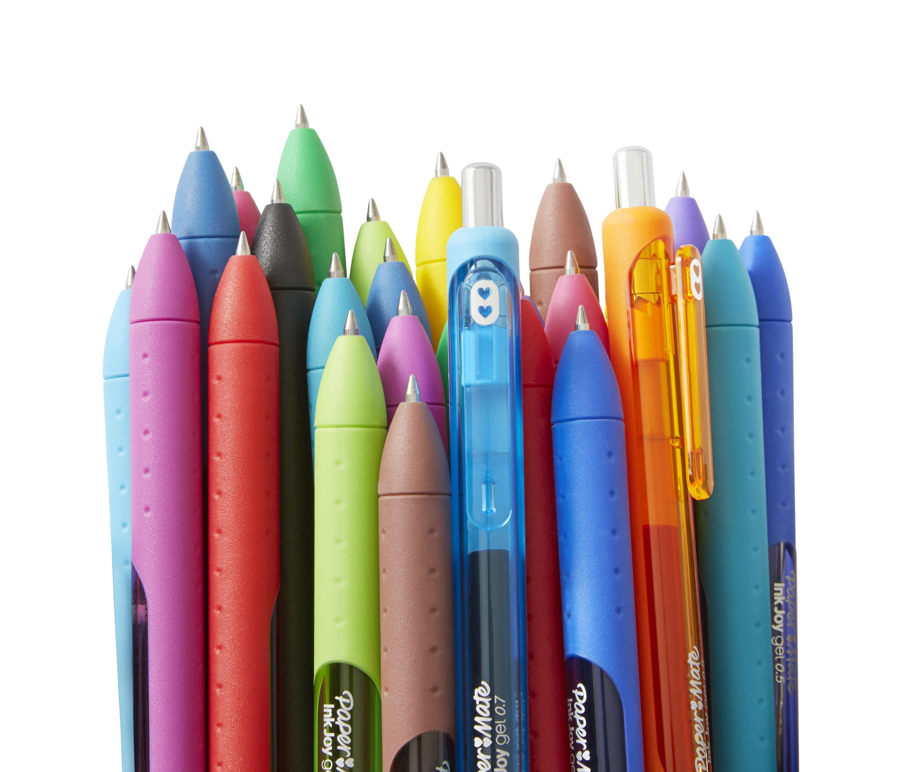 Paper Mate® InkJoy® Gel Pens, Medium Point, 0.7 mm, Black Barrel, Black  Ink, Pack Of 12 - Zerbee