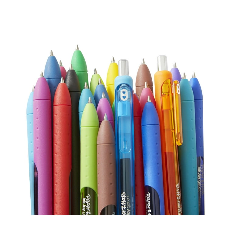 Paper Mate InkJoy Gel Yellow Pens Medium Bulk Pack of 24Pens and Pencils