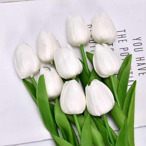 New Practical Flowers Tulip Bouquet Fake Lifelike Long-Lasting Beautiful