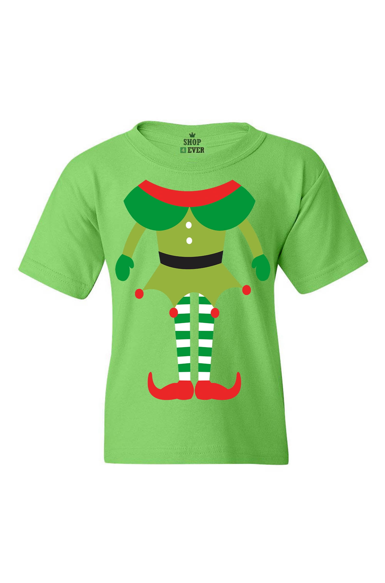 Elf Body Costume Youth/'s T-Shirt Christmas Funny Merry Xmas Shirts