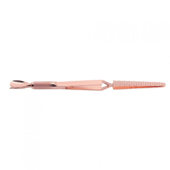 Pince de Mise en Forme des Ongles 3 Couleurs de Mise en Forme des Ongles Pince de Retrait de Colle à Ongles Pince en Acier Inoxydable Outil d'art des Ongles(Or Rose)