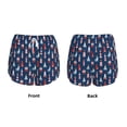 thumbnail image 3 of Balery Cartoon Lighthouse Pantalones cortos deportivos para mujer con forro y dos bolsillos, elásticos, para entrenamiento, gimnasio, yoga-Large, 3 of 7