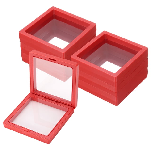 Uxcell 20 Pcs Caja de Almacenamiento para Uñas Postizas, Caja de Exhibición para Uñas, Organizador para Arte de Uñas, Regalos de Joyería, Suministros de Almacenamiento para el Hogar, Blanca