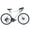Silver, variant on CNSRX Road Bike with 16 Speeds and Disc Brakes