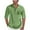 Green, variant on Mens Henley T-Shirts Business Casual Short Sleeve Shirts Summer Stand Up Collar Office Wear Solid Color with Pocket for Work