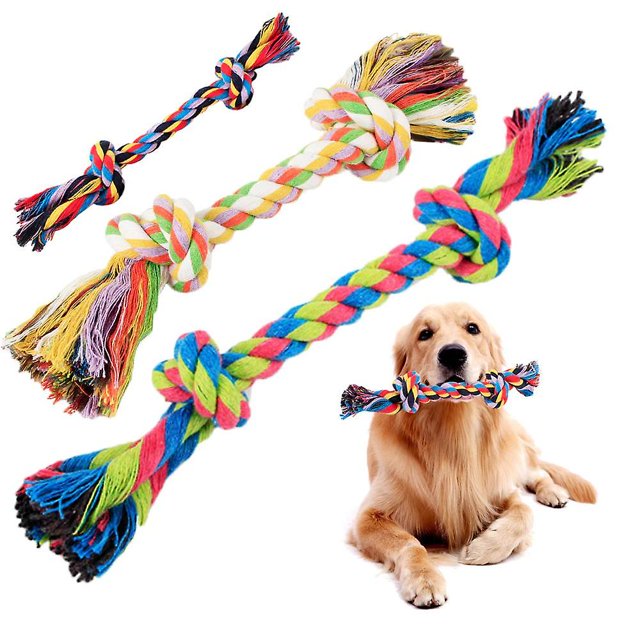 Cuerda de algodón Juguete para perros ShuxiuWang Juego interactivo para perros Mordedura
