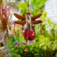 thumbnail image 5 of Dragonfly Wind Chime Colorful Dragonfly Shaped Hanging Ornaments, 5 of 5