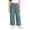 Dark Green, variant on Kids Cotton Linen Blend Wide Leg Pants, Elastic Waist Palazzo Trousers with Pockets, Summer Casual Pants for Boys Girls 5-14 Years(Light Pink/5-6 Years)
