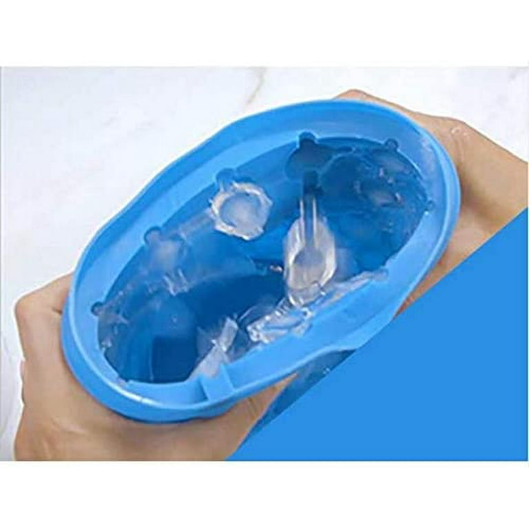Silicone Small Ice Cube Trays with Lid Cylinder Ice Cubes Mold for 60 Ice  Cubes Making Tools Easy Release Ice Maker Press Cup - AliExpress