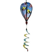 In The Breeze 1056 — Goldfinch Family Hot Air Balloon Wind Spinner — Colorful Printed Hot Air Balloon Decoration for Yard, Garden, Home
