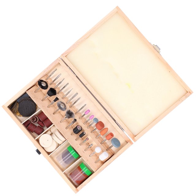 Kits de pulido de molienda vástago redondo de 1/8 pulgadas fácil de almacenar kit de accesorios de herramientas giratorias para mármol Higoodz Otros