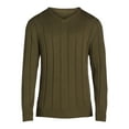 thumbnail image 5 of George Men's & Big Men's Drop Needle V-Neck Sweater, Sizes S-3XL, 5 of 5