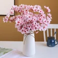 thumbnail image 2 of 4PCS Artificial Flowers Cherry Blossoms Fake Flowers Faux Peach Flowers Vase Arrangements Fake Branches for Wedding Home Decor, 2 of 6