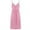 Pink, variant on YuXingFu Boho Dresses for Women Mid-Length V-Neck Plus Size Womens Dress Sleeveless Solid Color Slim Fit Casual Summer Black S