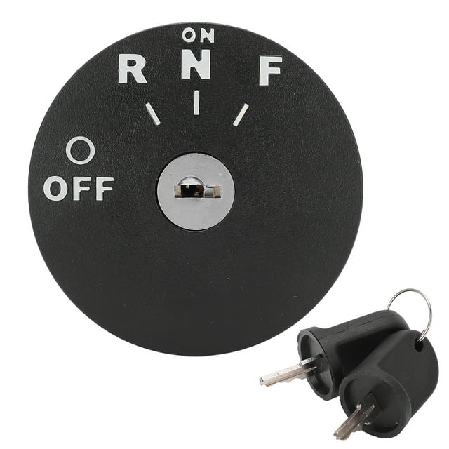 ANGGREK Club Car Ignition Key Switch,611283,Club Car Ignition Key Switch With 2 Keys 605637 Plastic Replacement For EZGO RXV 2008‑Up