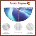 thumbnail image 3 of Xecao Night At Lake Aurora 1 Pattern Christmas Tree Skirt Round Xmas Tree Mat Base Cover for Holiday Home Decorations-36", 3 of 6