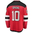 thumbnail image 3 of Men's Fanatics Daniel Sprong Red New Jersey Devils Home Breakaway Jersey, 3 of 3