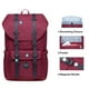 thumbnail image 3 of KAUKKO Mochila de viaje para computadora portátil, mochila para exteriores para computadora portátil de 15.6 pulgadas (18-rojo) KAUKKO EP5-18-maroon, 3 of 5