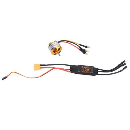 Motor Brushless 2212 1400kv Esc 40a Hélices 8040 Servo Mg90s | Parcelamento sem juros