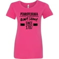 thumbnail image 3 of Inktastic Pennsylvania Awesome Since 1787 Women's T-Shirt, 3 of 5