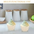 thumbnail image 3 of FUEENIRVA 8Ud Para Gelatina Y Flan En Forma De Flor De Plástico Beige Para Hornear Y Congelar, 3 of 7