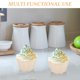thumbnail image 3 of FUEENIRVA 8Ud Para Gelatina Y Flan En Forma De Flor De Plástico Beige Para Hornear Y Congelar, 3 of 7