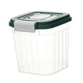 thumbnail image 4 of GUOOL Dry Food Container Rice Storage Container,Multipurpose, Airtight Rice Storage Bin Rice Dispenser for Kitchen Sugar Nuts Flour Green 5kg, 4 of 9