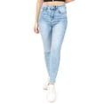 thumbnail image 1 of JEANS SKINNY BÁSICO DESLAVADO PARA MUJER QUARRY, 1 of 4