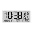 thumbnail image 3 of Reloj de Escritorio Macarena Reloj de Pared Digital Despertador Blanco, 3 of 8