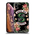 thumbnail image 1 of Head Case Designs Officially Licensed Riverdale South Side Serpents Floral Print Logo Soft Gel Case Compatible with Apple iPhone XS Max, 1 of 7