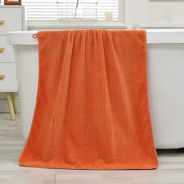Toalla de baño de terciopelo, suave, de secado rápido, con borde antideslizante, para hombre y mujer, tela de lujo, absorbente, diseño sin vello, para baño.,Vsgery