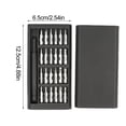 thumbnail image 3 of Professional Phone Repair Tool Kit 25-Piece, Precision Screwdriver Set with Magnetic Bits, Electronic Device Opening Pry Tools for Mobile & Tablet, 3 of 8