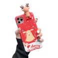 thumbnail image 4 of Christmas Mobile Phone Case Snowflake Santa Claus TPU Protective Cover, Replacement for iPhone 12/12 Pro, Type 6 Workhe, 4 of 7
