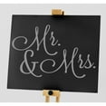 thumbnail image 7 of Mr. and Mrs. Vinyl Lettering Self Adhesive Decal Sticker Wedding Decor Wall Decals - Size: 20"H x 34"L - Color: Metallic Silver, 7 of 7