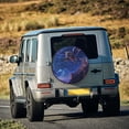 thumbnail image 3 of Fotbe Starry Sky Wall Flying Tiger Spare Tire Cover Thickening Universal Fit for Jeep, Trailer, RV, SUV, Truck, Tough Tire Wheel Soft Cover-15 inch, 3 of 8