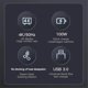 thumbnail image 4 of 5 in 1 Dock Holder Hub 100W PD3.0 Charging Base Multiport Hub -Compatible 2.0 4K@60Hz USB3.0 10Gbps for, 4 of 5