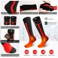 thumbnail image 6 of Sun Will Heated Socks for Men and Women,2200mAh Rechargeable Electric Warm Skiing Hunting Socks S-XL, 6 of 7