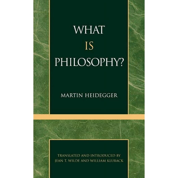 What Is Philosophy?, (Paperback)