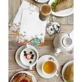 thumbnail image 4 of Easter Eggs Kitchen Dish Towels for Drying Dishes Set of 2, Bunny Eucalyptus Leaves Spring Flower Plant Waffle Weave Microfiber Hand Tea Bathroom Towels Quick Dry & Absorbent Towel 15.7x23.6, 4 of 7