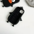 thumbnail image 4 of Kawaii Phone Cases Apply to iPhone 11,Cute Cartoon Black Sausage Mouth Duck Phone Case 3D iPhone 11 Case Soft Silicone Shockproof Protective Cover for Women Girls, 4 of 16