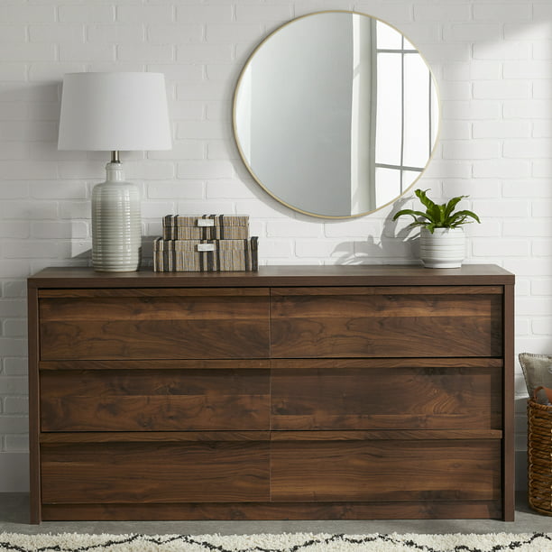 Better Homes And Gardens Montclair 6, Vintage Walnut Dresser With Mirror