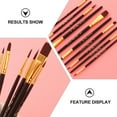 thumbnail image 2 of Stri 10 Pcs Nylon Hair Paint Brushes Artist Drawing Brushes Watercolor Painting Brush, 2 of 7