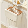 thumbnail image 6 of Jubipavy Hanging Trash Can with Lid Kitchen Cabinet Door Hanging Trash Can Cover Cabinet Trash Can Door Hanging Trash Can Under Sink Door Trash Can RV Bathroom, 6 of 6