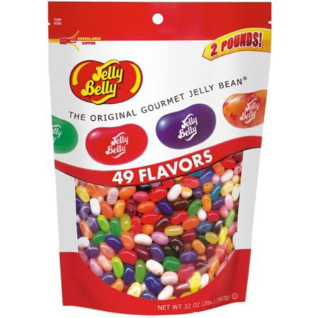 Jelly Belly 49 Flavors Jelly Beans Bulk Candy, 2 Lb