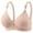 #B Pink, variant on Busydd Bras for Women No Underwire Support and Lift Push Up Bra Comfortable Wireless Bra Adjustable T-Shirt Everyday Underwear