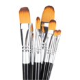 thumbnail image 5 of 8Pcs Artist Paint Brush Set Nylon Hair Brushes for Oil/Acrylic/Watercolor Painting, 5 of 5