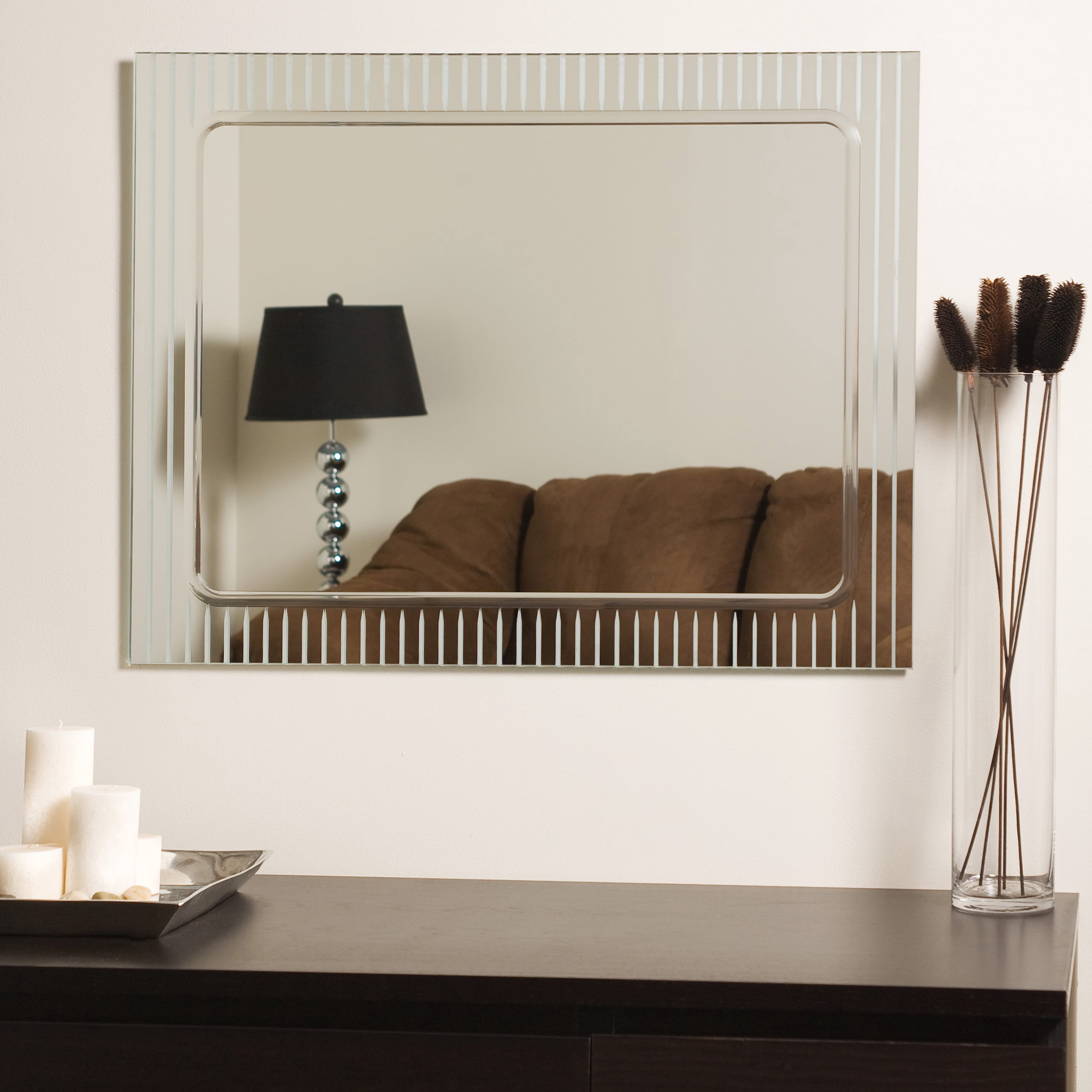 Frameless Deco Mirror