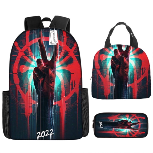 Spiderman Mochila del Hombre Araña Juego de estuche de la bolsa de almuerzo