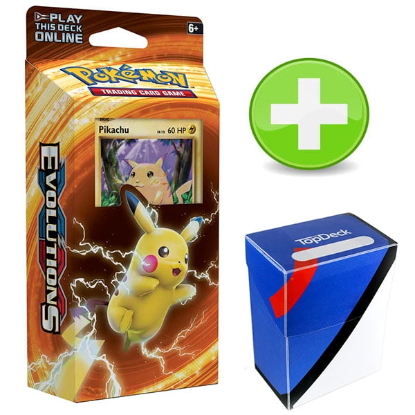 Pokemon Xy Evolution Theme Deck Pikachu With Great Ball Colorway Deck Box Walmart Com Walmart Com